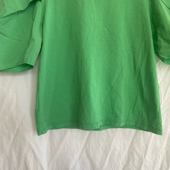 Zara VOLUMINOUS PLEATED TOP Puff  Blouse, Size Small - Picture 6 of 14